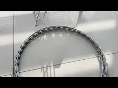 Boundary Fencing Razor Barbed Wire Hot Dip Galvanized PVC Coated