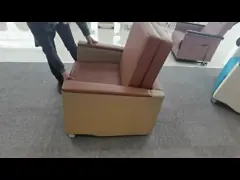 Luxurious Factory Price Reclining Bed Accompany Chair Bed On Sale