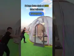 Leisure Facilities Internet Celebrity Bubble Room Glass House Outdoor Restaurant Transparent Dome Room Star Room