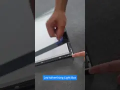 DC12V DC24V Dynamic Light Box RoSH Lightbox Advertising Displays