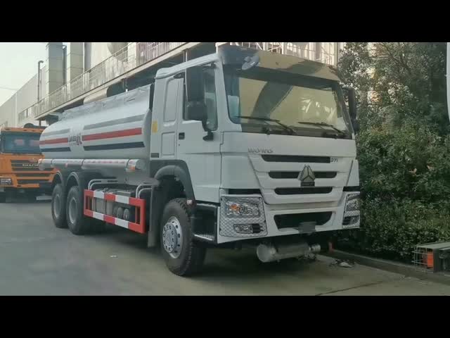 20m3 燃料タンカー トラック 炭素鋼 Q235 6x4 371hp シノトーク ホウ CCC