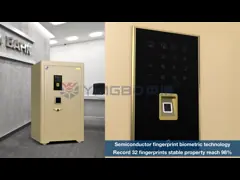 5.5 Cu Ft ডাবল অ্যালার্ম ব্যাংক সিকিউরিটি সেফ 126±2kg 4 ওপেন ওয়েজ স্মার্ট সেফ বক্স YB/ZY-80