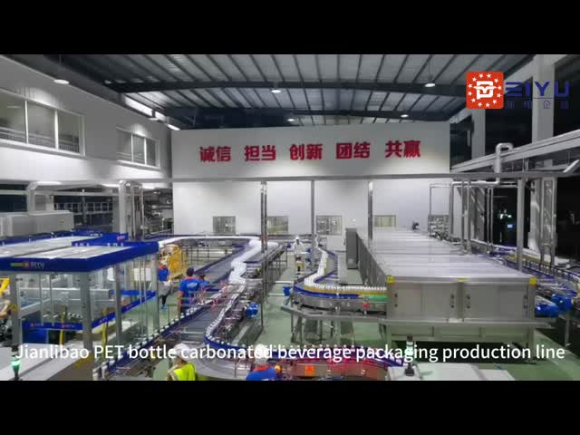 Red Bull Functional Beverage Packaging Machine Carbonated Drink Production Line