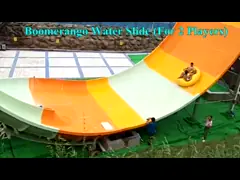 Water Park Equipment Fiberglass Large Boomerango Water Slide