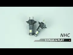 Masters NHC-H7 1/1 With Halogen 60W 6000LM 6063 Aviation Aluminum LED Headlight Bulb