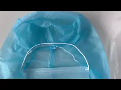 Disposable Non-Woven PP Ninja Astronaut Space Balaclava Cover Head Hood with 2 Ply Face Mask