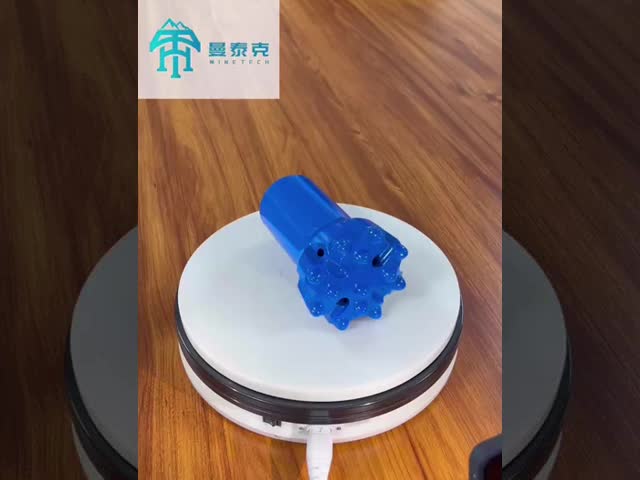 R32 76mm 45CrNi スレッド ボタンビット 13カルビッド トップハンマー 掘削ツール
