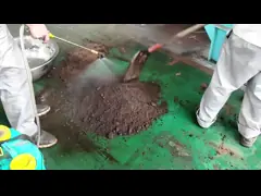 Tavuk gübre Biyo organik gübre granulatörü düz film pelet makinesi