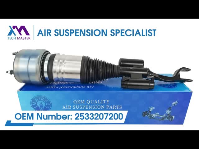 VW Touareg Porsche Cayenne Rear Left Air Suspension Shock Struts 7P6616019K 7P6616020K