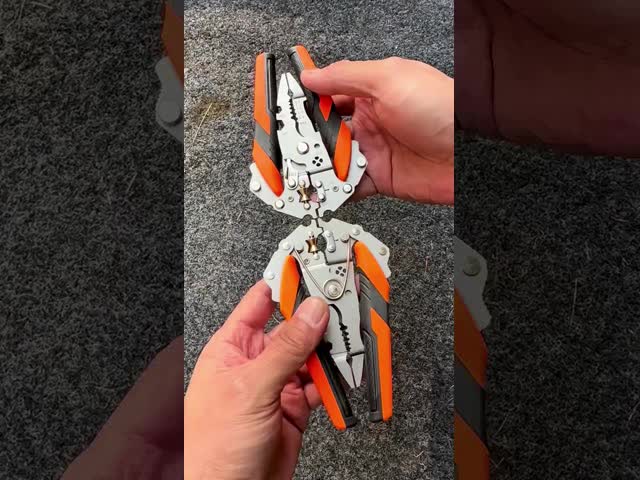 7 en 1 Décapsuleurs de fil de fer Prise en main Décapsulation Coupe Enroulement Crimping Porte-ongles Serrure