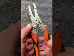 7 en 1 Décapsuleurs de fil de fer Prise en main Décapsulation Coupe Enroulement Crimping Porte-ongles Serrure