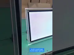 A4 Crystal Light Box Company Sign Wall Acrylic 2835 Led Advertising Light Box