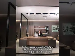 Modern Luxury Large Wooden MDF Desk Classic Boss Office Desk For Workstations Office Furniture Support customization