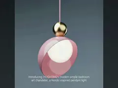 Bedroom bedside chandelier nordic house simple modern restaurant bar designer decorative pendant light