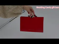 Exquisite wedding gift packaging ribbon box Valentine's Day candy gift box with handle