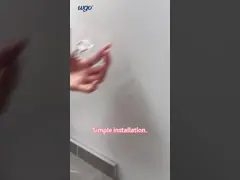 PVC Self Sticky Bathroom Wall Hooks 80x80mm Diametre 5kg Bearing