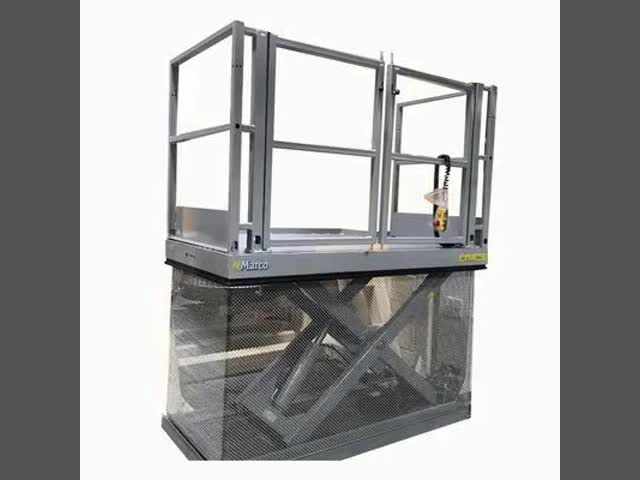 Hydraulic Driven 1200pieces/Year Marco Circular 4 Scissor Lift Table Stage Platform for Scene Performances