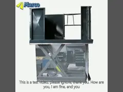 Hydraulic Driven 1200pieces/Year Marco Circular 4 Scissor Lift Table Stage Platform for Scene Performances