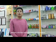 Metal Customized Custom Tin Container Box for Industrial Food Tin Packaging