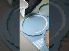 Glossy Clear Epoxy Resin Ideal For Preserving Organic Elements Like Flowers