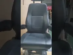 Static Seat Height Adjustable Boat Driver Seat With Armrest Headrest Extension Rail