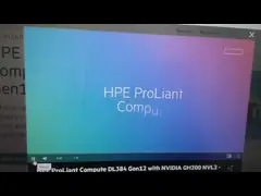 Gpu AI Server Enterprise HPE ProLiant Compute DL384 Gen12 NVIDIA GH200 NVL2 Free Compute Private Cloud Rack Mount