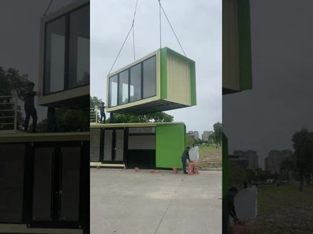 20ft Modular Easy Installation Decorated Insulated Prefab Container House For Living