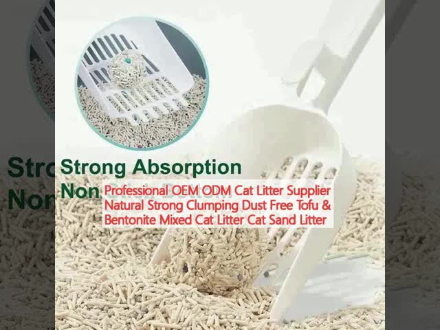 Strong Clumping Mixed Cat Litter Dust Free Kitty Litter Sand