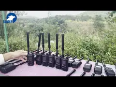 1.5-2KM เครื่องตรวจจับ FPV มือถือ เครื่องตรวจจับ Drone 8001500MHz、24002485MHz、57255850MHz