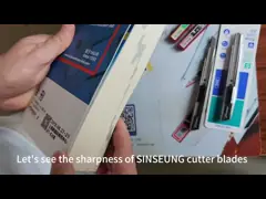 Sinseung S503 9mm kim loại Snap Off dao Blade đen nhôm vỏ