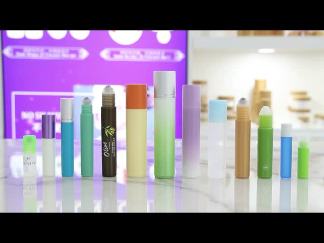 Steel Ball PP Roll On Bottle 10ml Capacity For Skincare And Essential Oils