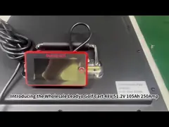 51.2V 48V 105Ah LiFePO4 batteria del carrello da golf 250Amp