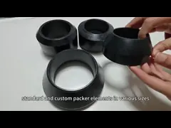 Industrial Waterproof Rubber Packer Elements Sleeve For Oil Or Gas Well