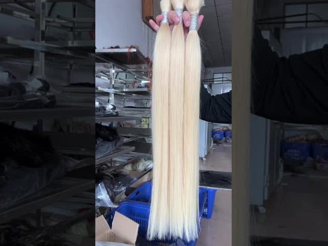 100% Human Cuticle Aligned body wave 613 Virgin Ombre Human Hair Extensions Bundles