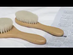 Eco Friendly Wooden Baby Brush And Comb Set  Baby Shower Brush	Comfortable