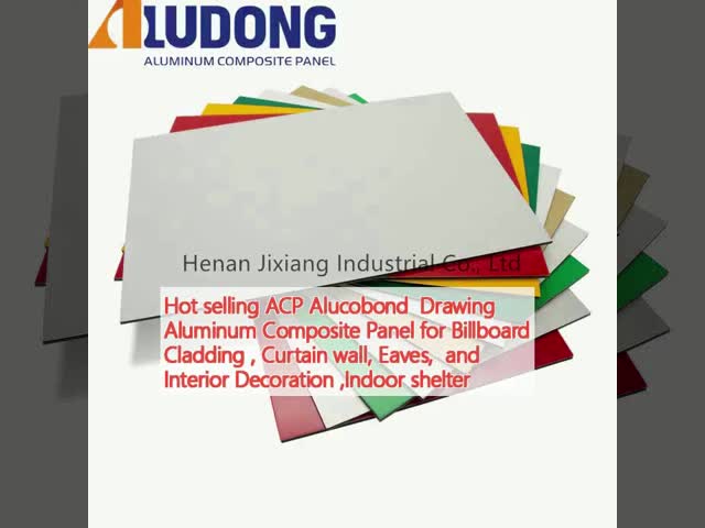 ACP Alucobond Drawing Aluminum Composite Panel For Billboard Cladding Curtain Wall Indoor Shelter