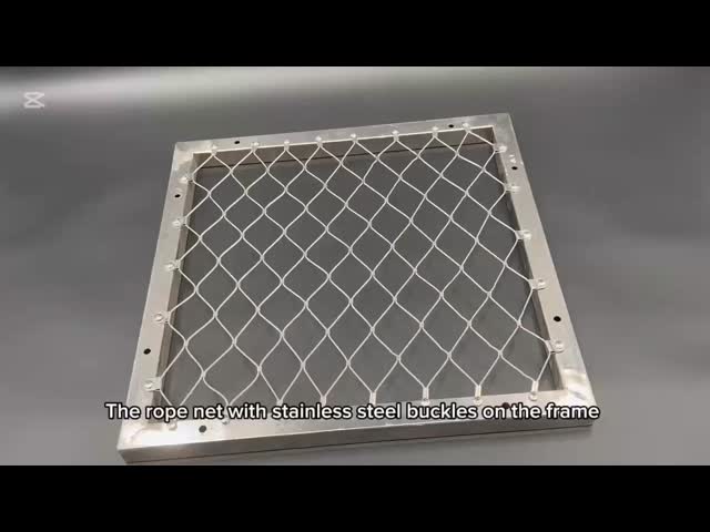 316 Stainless Steel  Rope Aviary Wire Netting High-Strength Load-Bearing