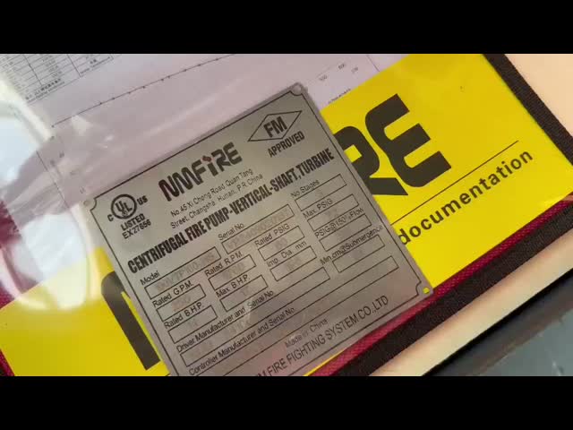 Противопожарным управляемые электрическим двигателем материалы литого железа 750GPM@90m насоса дуктильные