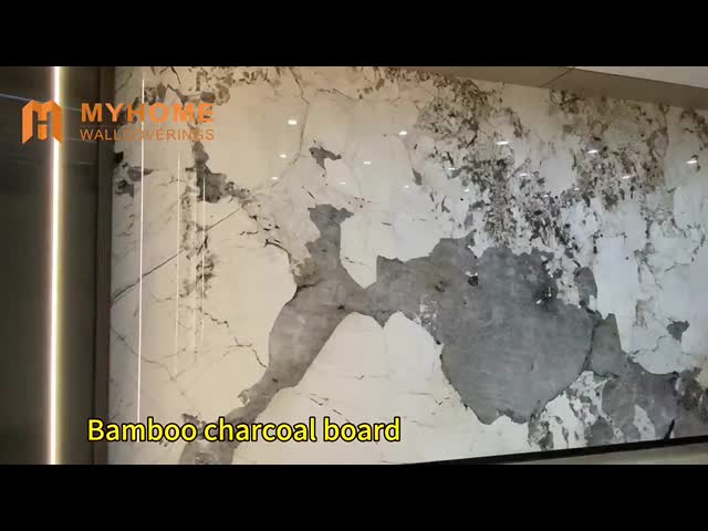 バンブー 木炭 木材金属プレート パネル 木材フラニール パネル 壁パネル 竹木繊維