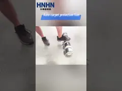 HNHN 투명한 LLDPE 자동차 카펫 보호 필름 제거