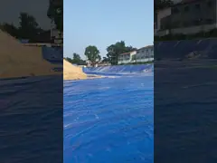 Swimming Pool HDPE Geomembrane Liner 1.5mm Blue Landfill