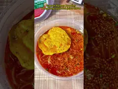 홍콩 스타일 뚱뚱한 주스 맛있는 인스턴트 누들리 매우 매운 그리고 약간 달콤한