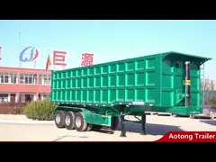 U Type Dump Semi Trailer/Tipping Trailer/Dumper Trailer Tire 11.00r20 12r22.5 315 385