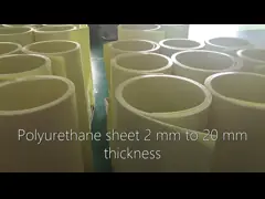 Yellow Red Color Polyurethane Sheet Chemical Resistant Different Thickness And Size