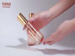 plastic spray bottle clear 150ml Plastic Toner Bottle with press pump