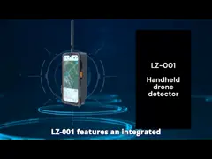 LZ001 เครื่องตรวจจับ Drone มือถือ: เครื่องตรวจจับ Drone และนักบินที่คอมแพคตและแม่นยํา