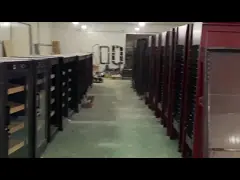 Large Lockable Digital Wine Humidor Electrical Cigar Cooler For Smoke Store