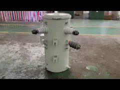 10 Kva Tek Fazlı Güç Kutbu Transformörü Dağıtım Çift Voltaj 13.8KV 4.16KV 120V DOE 2016 Standartları