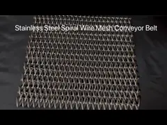 Oven Metal stainless steel spiral Wire Mesh Oven Conveyor Belt