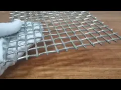 12mm Crimped Woven Wire Mesh 65Mn Steel Mining Screen Mesh